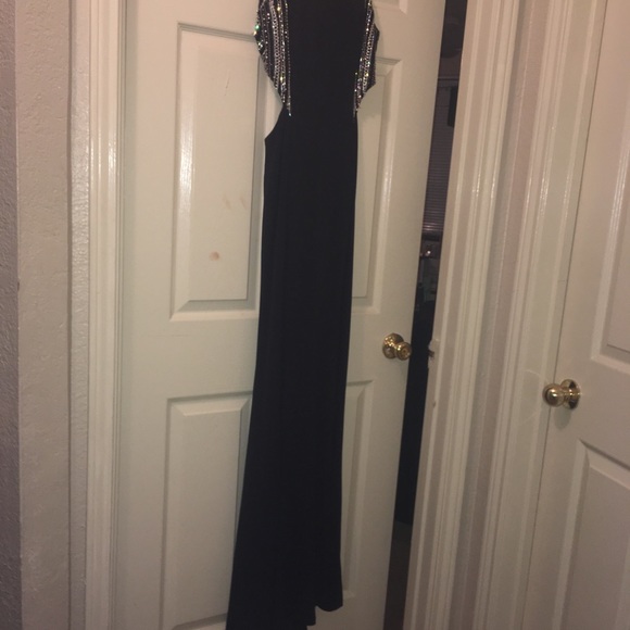 Black formal prom dress - Picture 6 of 8